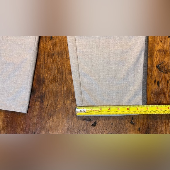 J. JILL Grey Heather Side Stripe Tuxedo Dress Pants 210701 with Pockets 16 Tall - Picture 5 of 12